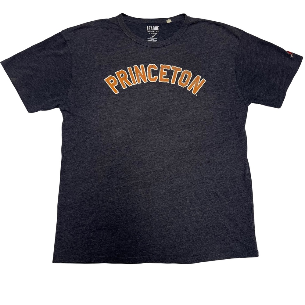 League Princeton University T-Shirt Mens XL Navy Blue